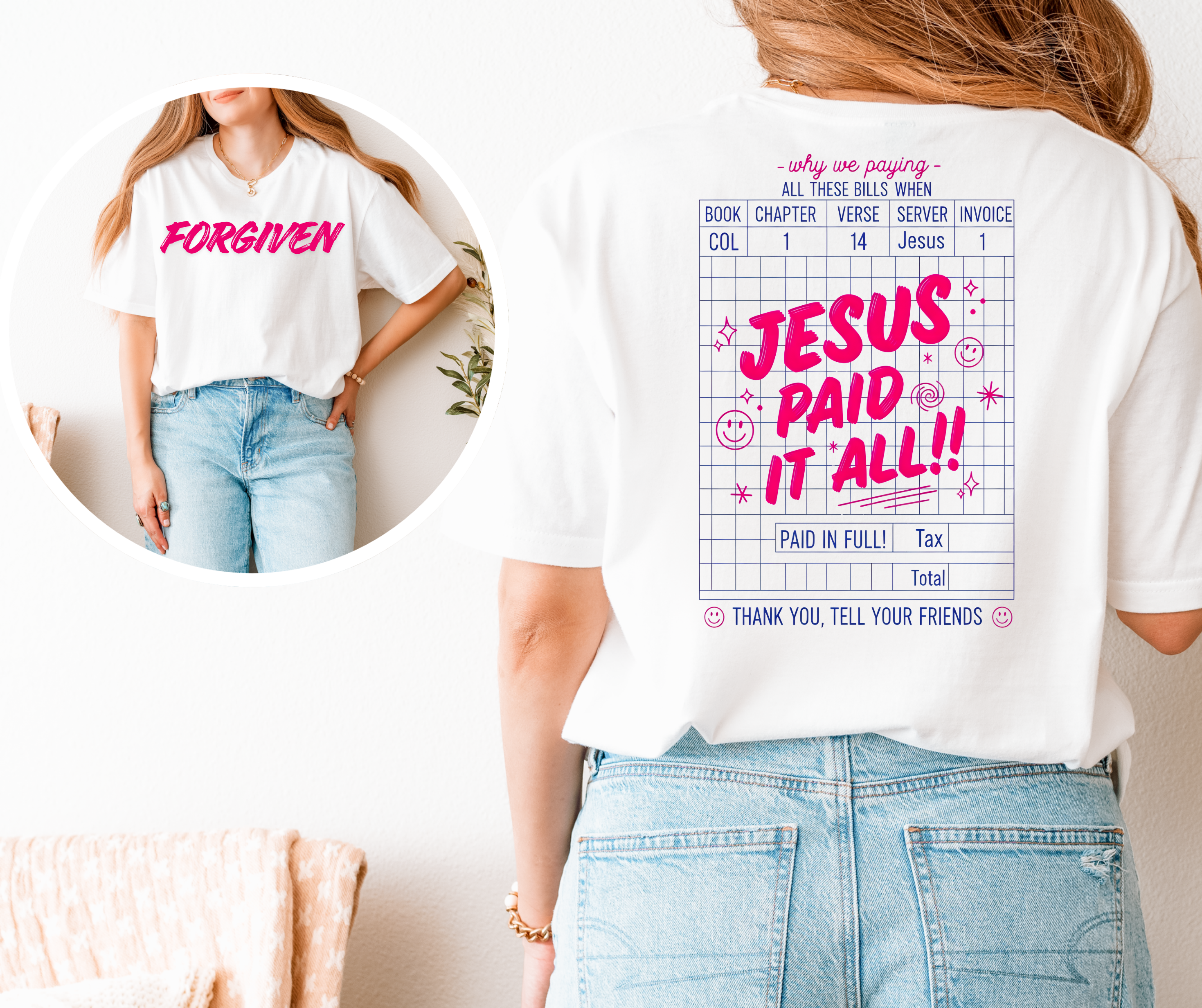Forgiven Jesus Paid It All Tee