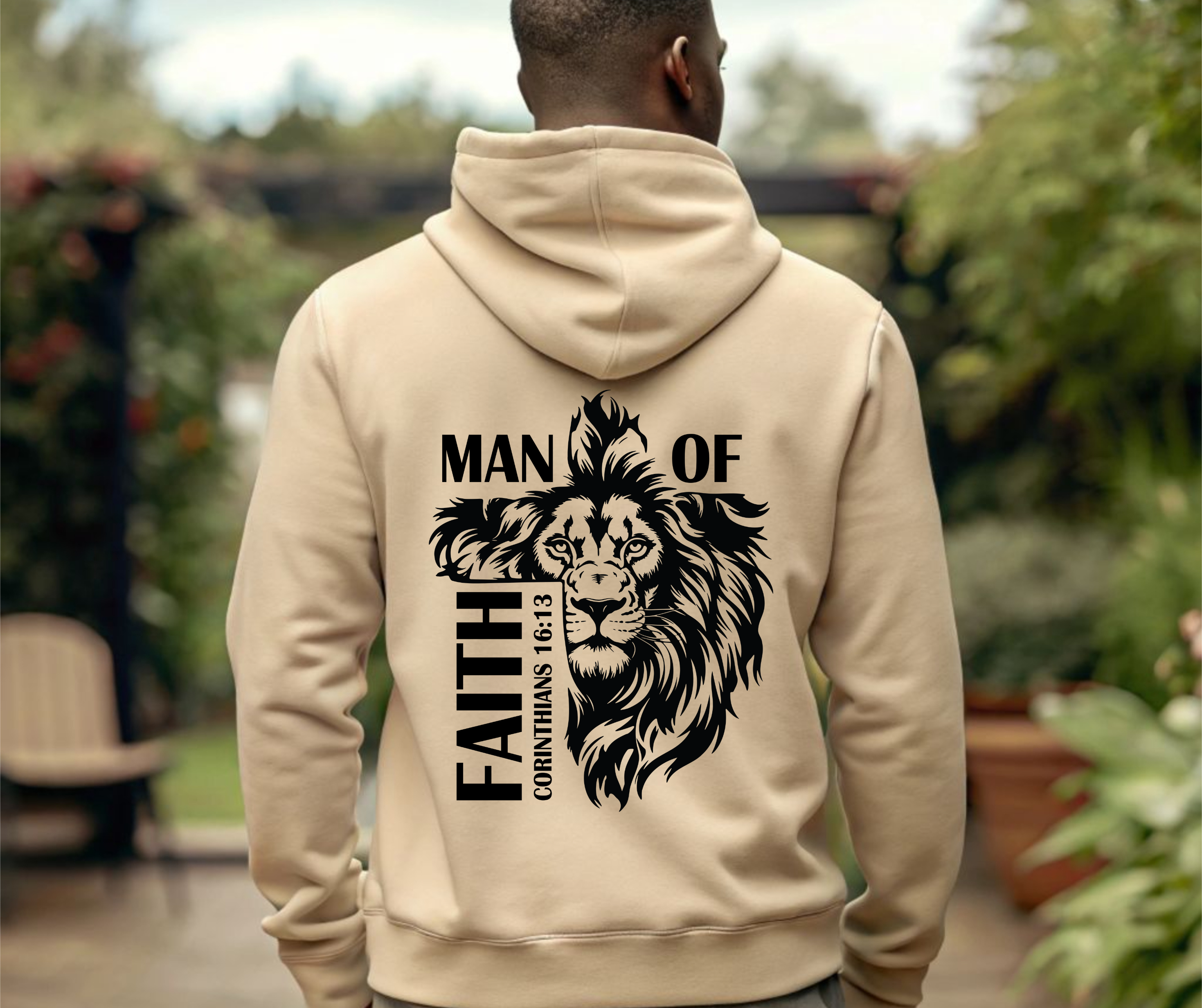 Unisex Man Of Faith Hoodie