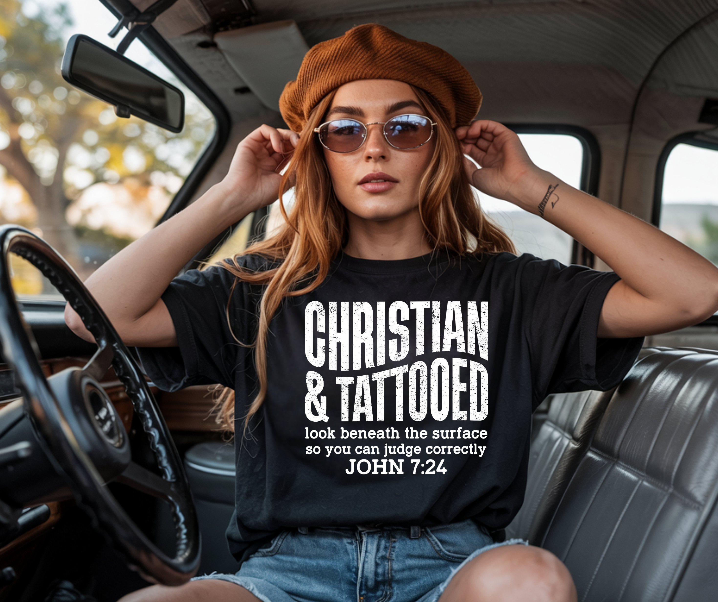 Unisex Tattooed & Christian Tee