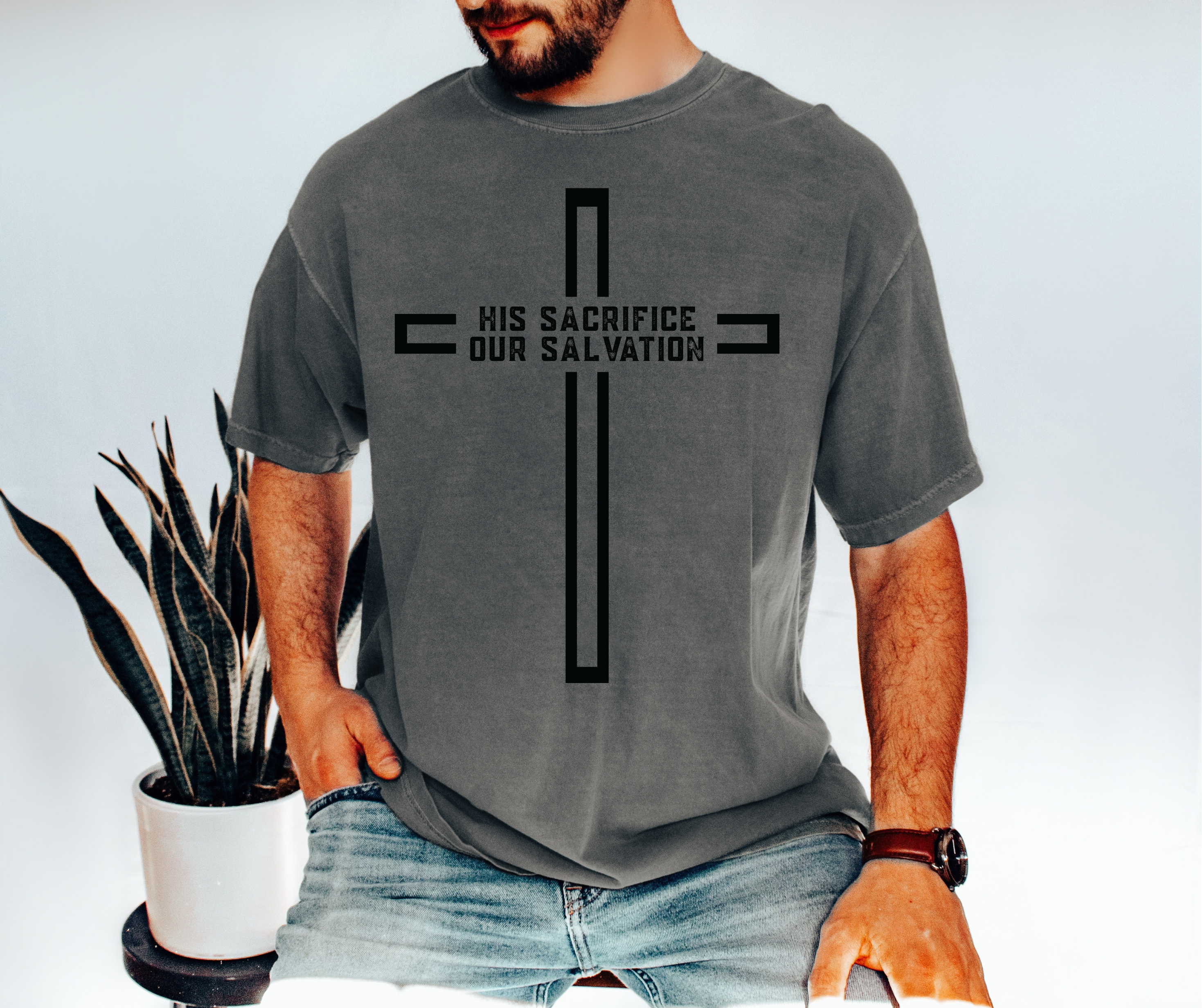 Unisex His sacrifice our salvation Tee