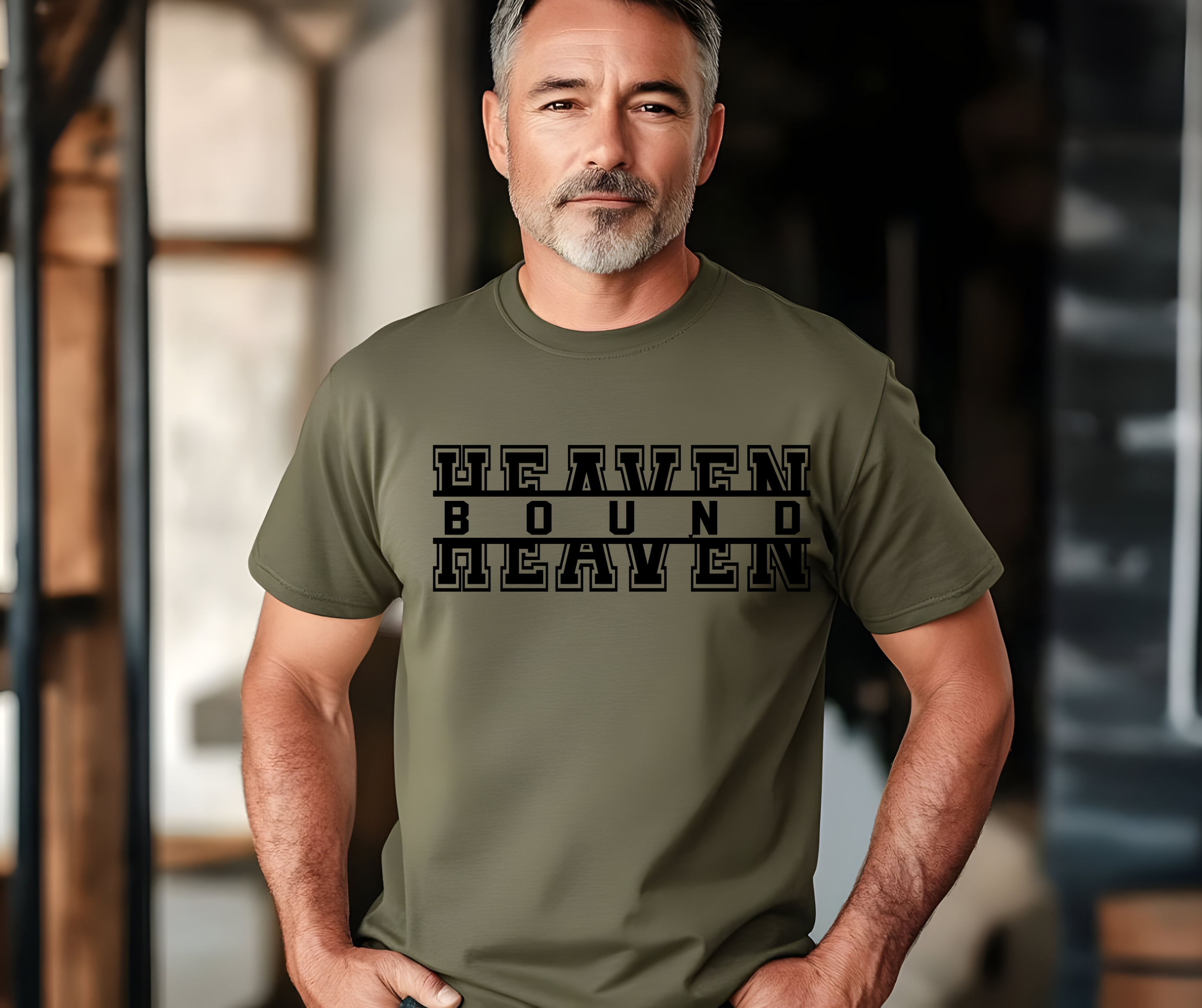 Heaven Bound Block Tee