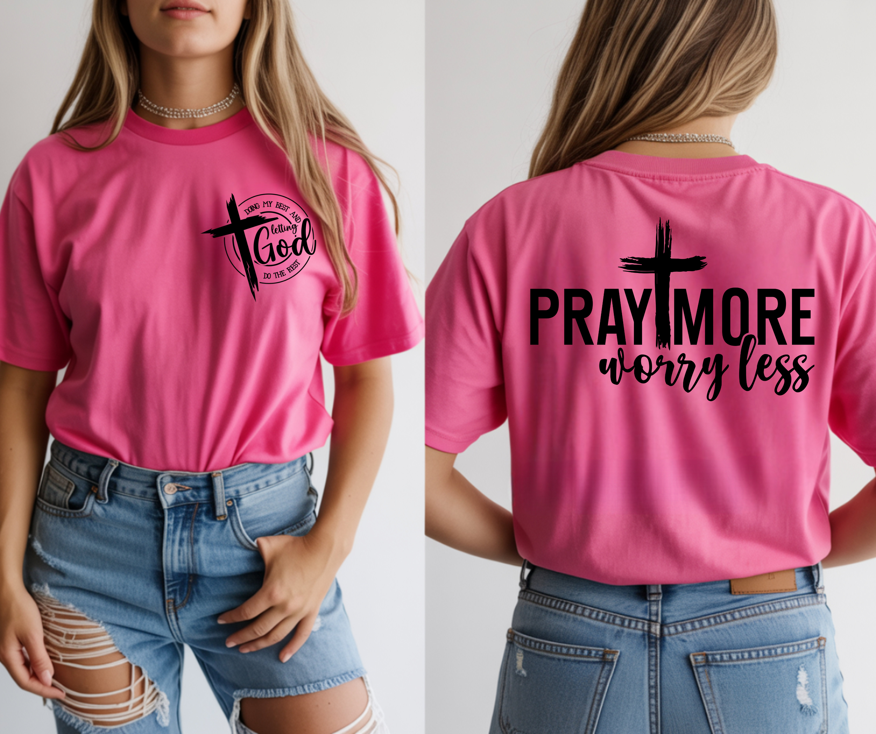 Pray More Worry Less Tee