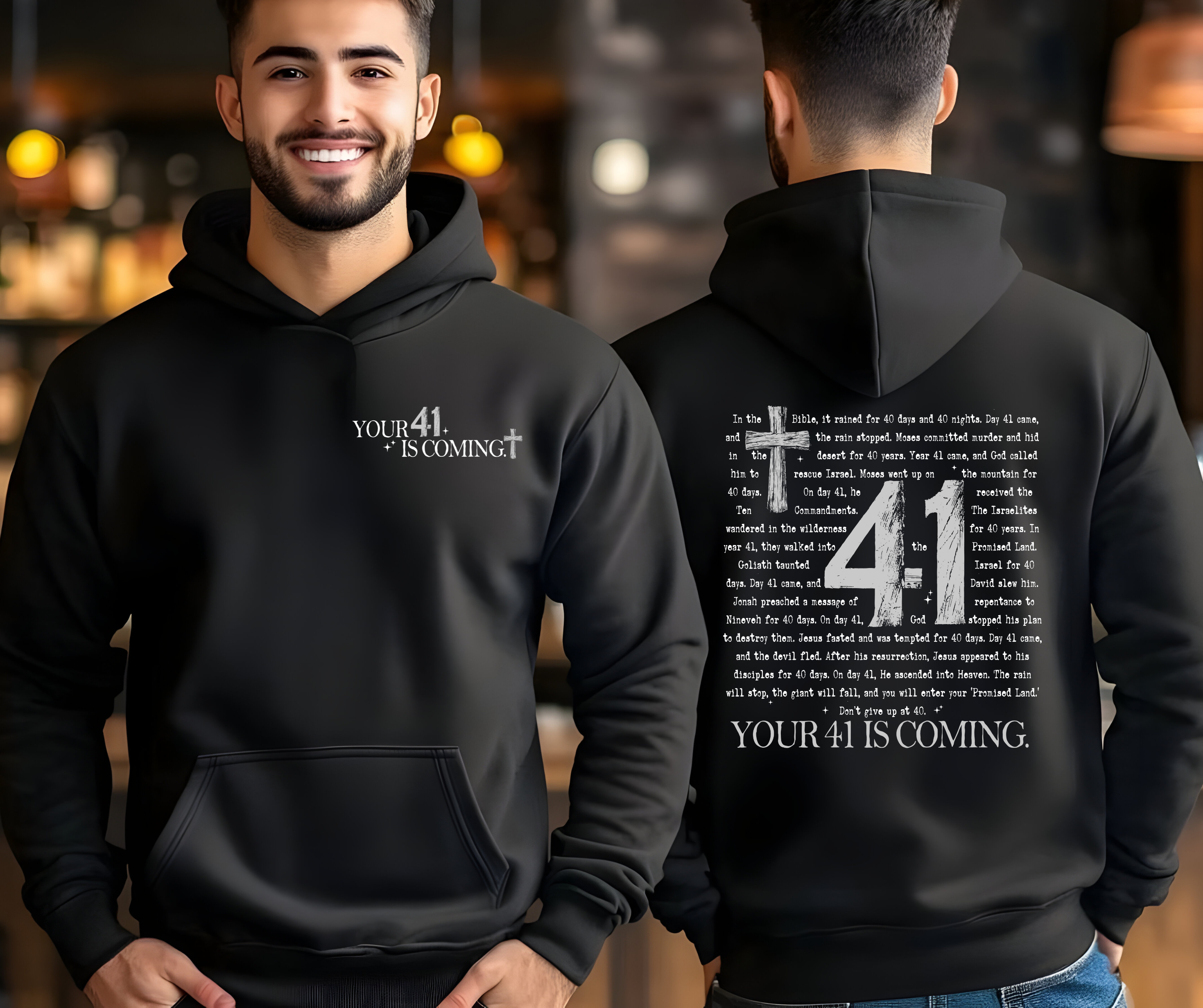 Unisex Your 41 Is Coming Black Hoodie